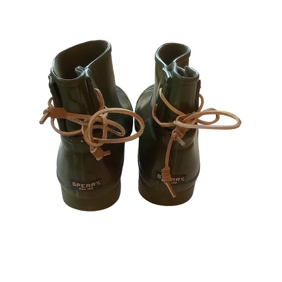 Sperry Women’s Walker Turf Rain Boots – Army Green (Size 8M) - Picture 3 of 9